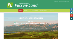 Desktop Screenshot of fuessen-land.de